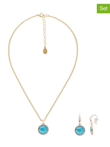 U.S. Polo Assn. 2-delige sieradenset: ketting en oorhangers