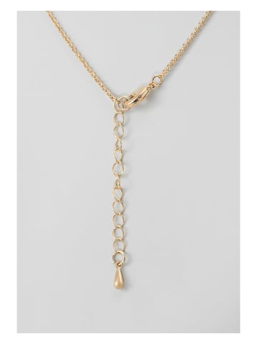 U.S. Polo Assn. Pozłacany naszyjnik z elementem ozdobnym - dł. 38 cm