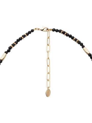 U.S. Polo Assn. Pozłacany naszyjnik z spinelem - dł. 36,5 cm