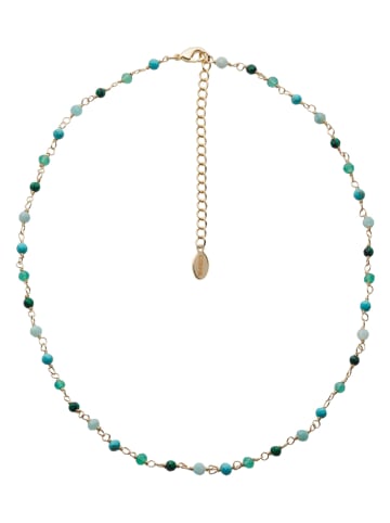 U.S. Polo Assn. Vergulde ketting met edelstenen - (L)36,5 cm