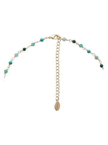 U.S. Polo Assn. Vergulde ketting met edelstenen - (L)36,5 cm