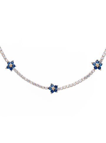 U.S. Polo Assn. Vergulde ketting met kristallen - (L)34 cm