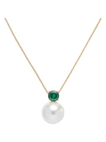 U.S. Polo Assn. Pozłacany naszyjnik z zawieszką - dł. 38 cm