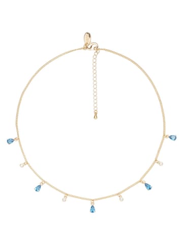 U.S. Polo Assn. Vergulde ketting met edelstenen - (L)36 cm