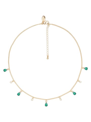 U.S. Polo Assn. Vergulde ketting met edelstenen - (L)36 cm