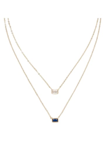 U.S. Polo Assn. Vergulde ketting met edelstenen - (L)37 cm