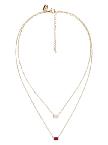 U.S. Polo Assn. Vergulde ketting met edelstenen - (L)37 cm