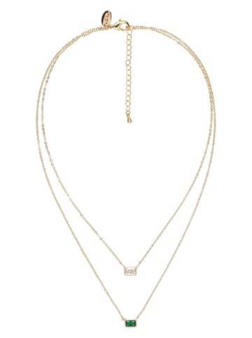 U.S. Polo Assn. Vergulde ketting met edelstenen - (L)37 cm