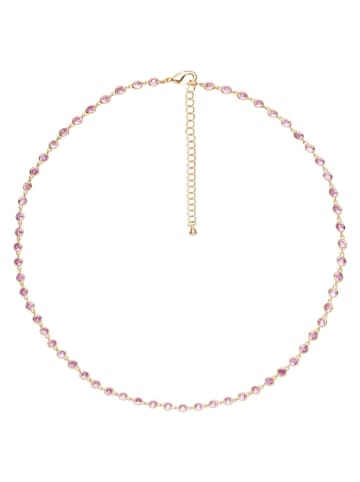 U.S. Polo Assn. Vergulde ketting met edelstenen - (L)37 cm