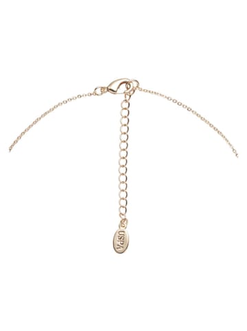U.S. Polo Assn. Vergulde ketting met parel en edelstenen - (L)40 cm