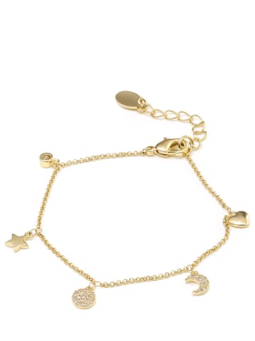 U.S. Polo Assn. Vergold. Armkette mit Anhängern