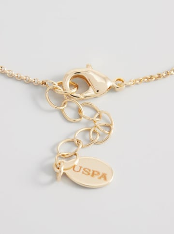 U.S. Polo Assn. Pozłacana bransoletka z zawieszkami