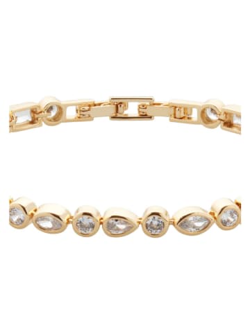 U.S. Polo Assn. Vergold. Armkette mit Edelsteinen