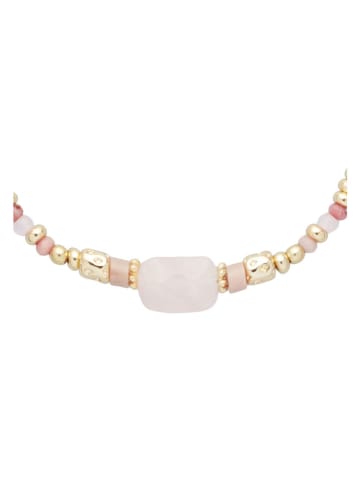 U.S. Polo Assn. Pozłacana bransoletka z kamieniami szlachetnymi