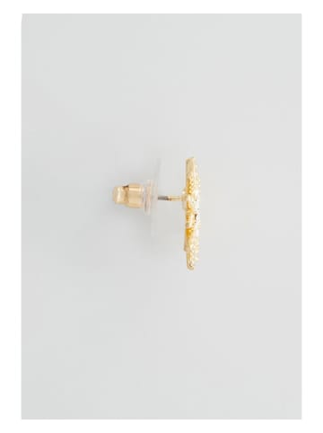 U.S. Polo Assn. Vergold. Ohrstecker mit Kristallen