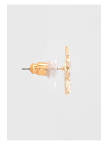 U.S. Polo Assn. Vergold. Ohrstecker mit Kristallen
