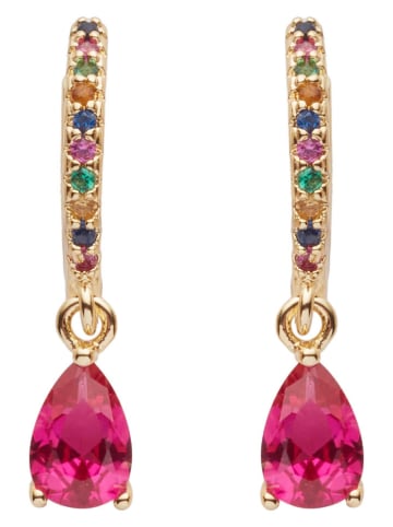 U.S. Polo Assn. 3er-Set: Creolen mit Kristallen