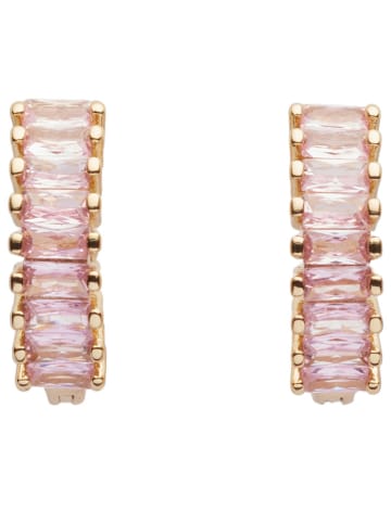 U.S. Polo Assn. Pozłacane kolczyki (3 pary) z kryształami