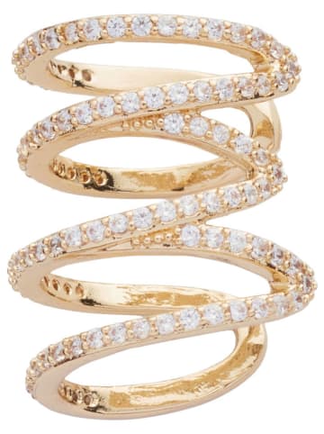 U.S. Polo Assn. Vergulde earcuff met kristallen