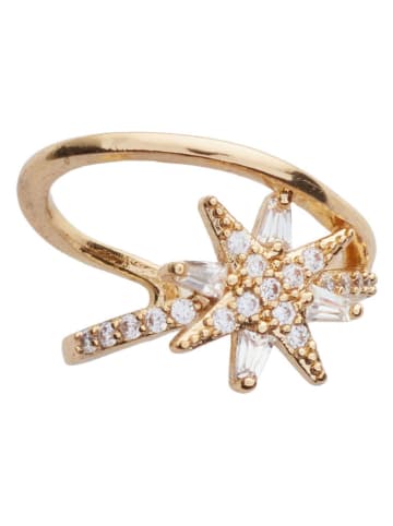 U.S. Polo Assn. Vergulde earcuff met kristallen