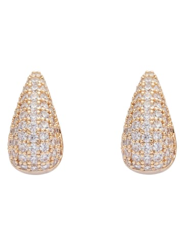 U.S. Polo Assn. Vergold. Creolen mit Kristallen