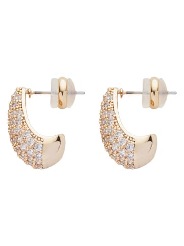 U.S. Polo Assn. Vergold. Creolen mit Kristallen