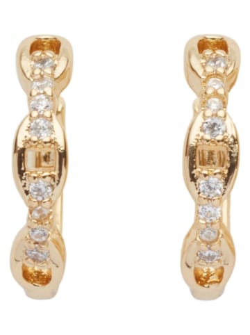 U.S. Polo Assn. 3er-Set: Vergold. Creolen mit Kristallen