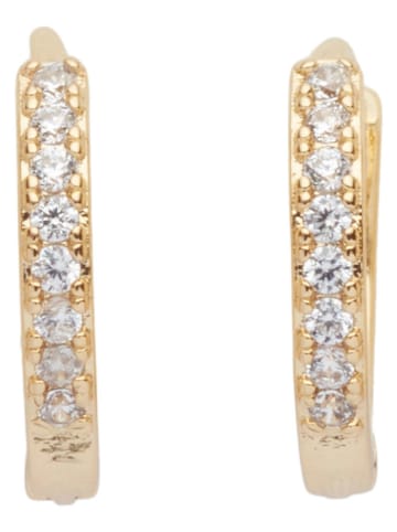 U.S. Polo Assn. 3er-Set: Vergold. Creolen mit Kristallen