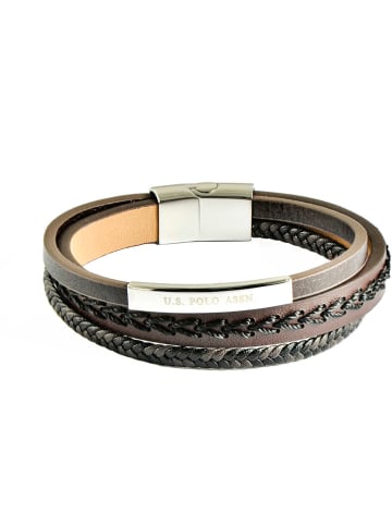 U.S. Polo Assn. Leren armband bruin