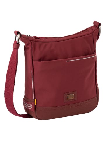 Camel Active Torebka "City" w kolorze bordowym - 22 x 23 x 8 cm