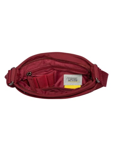 Camel Active Umhängetasche "City" in Dunkelrot - (B)22 x (H)22 x (T)4,5 cm