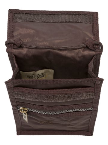 Camel Active Reise-Geldbörse "Journey" in Dunkelbraun - (B)11,5 x (H)16,5 x (T)4 cm