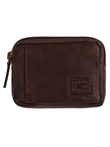 Camel Active Leren sleuteletui "Dust" donkerbruin - (B)12 x (H)8,5 x (D)2,5 cm