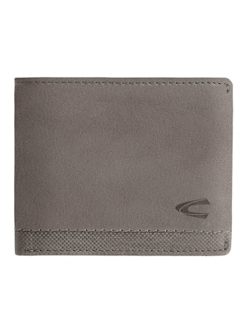 Camel Active Leren portemonnee "Nimbus" grijs - (B)11 x (H)8,5 x (D)2 cm