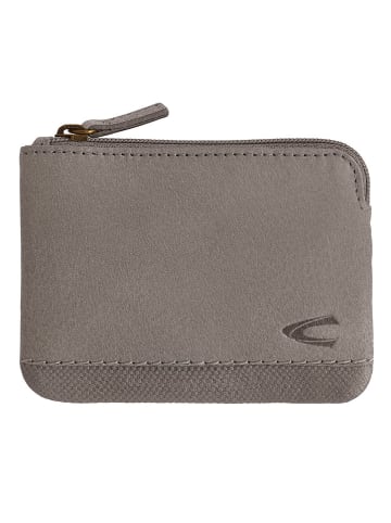 Camel Active Leder-Schlüsseletui "Nibmus" in Grau - (B)11 x (H)8 x (T)1 cm