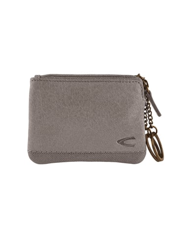 Camel Active Leder-Schlüsseletui "Nibmus" in Grau - (B)11 x (H)8 x (T)1 cm