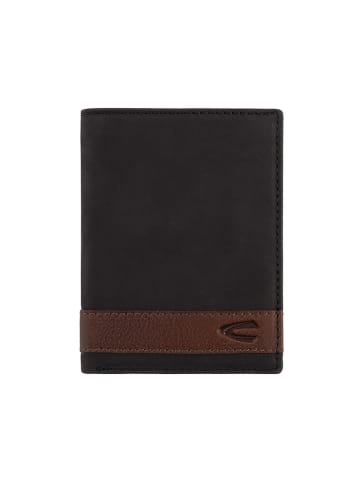 Camel Active Leren portemonnee "Taipeh" zwart - (B)9,5 x (H)12,5 x (D)2 cm