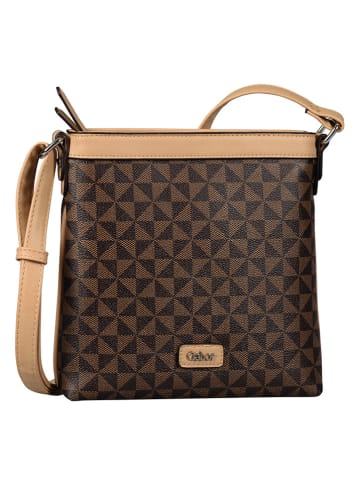 Gabor Bags Schoudertas "Barina" donkerbruin - (B)23 x (H)24 x (D)3 cm