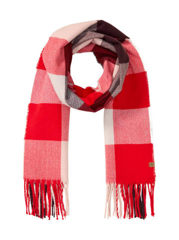 Camel Active Schal in Rot/ Weiß