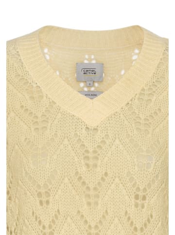 Camel Active Sweter w kolorze żółtym