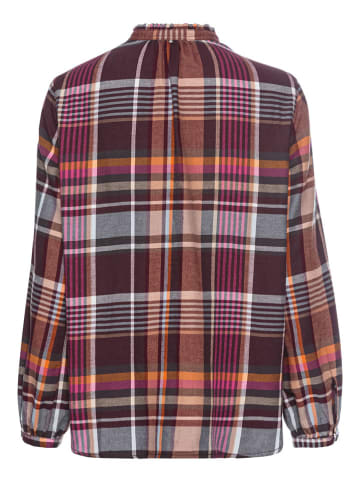 Camel Active Bluse in Rot/ Pink/ Schwarz