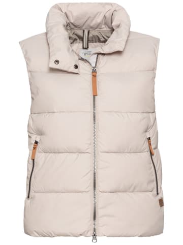 Camel Active Doorgestikte bodywarmer crème