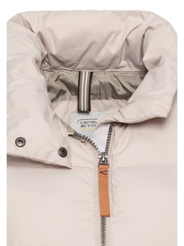 Camel Active Doorgestikte bodywarmer crème