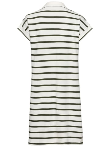 Camel Active Kleid in Weiß/ Khaki