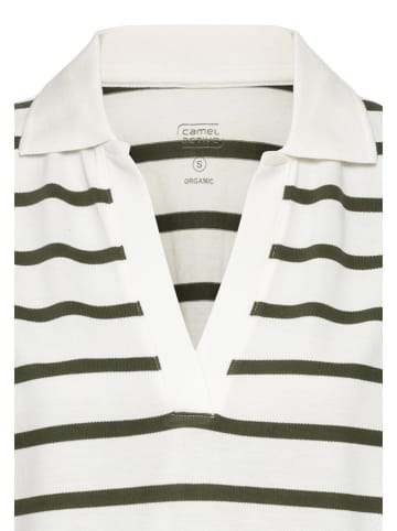 Camel Active Kleid in Weiß/ Khaki