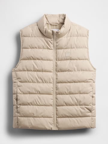 GAP Kamizelka pikowana w kolorze beżowym