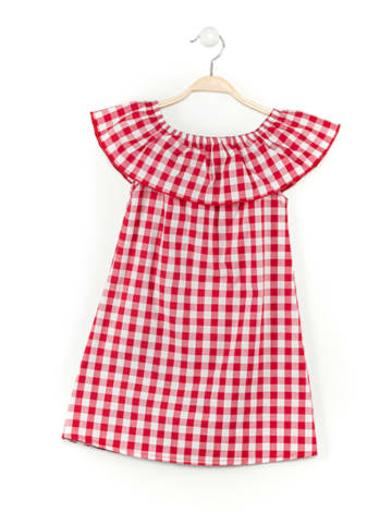 Denokids Jurk rood/wit