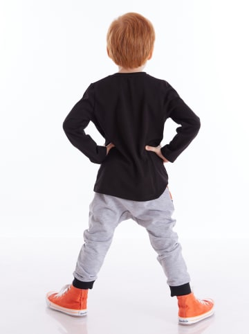 Denokids 2tlg. Outfit "Tiger Paws" in Schwarz/ Grau