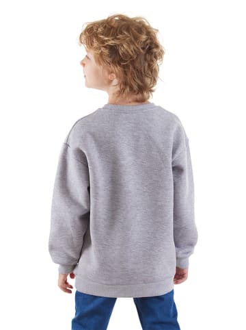 Denokids Bluza "Just Smile" w kolorze szarym