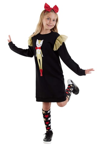 Denokids Sukienka w kolorze czarnym